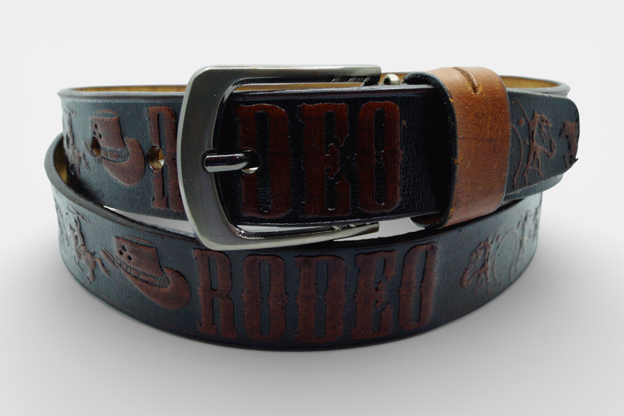 Cinturón Vaqueta Rodeo Ancha