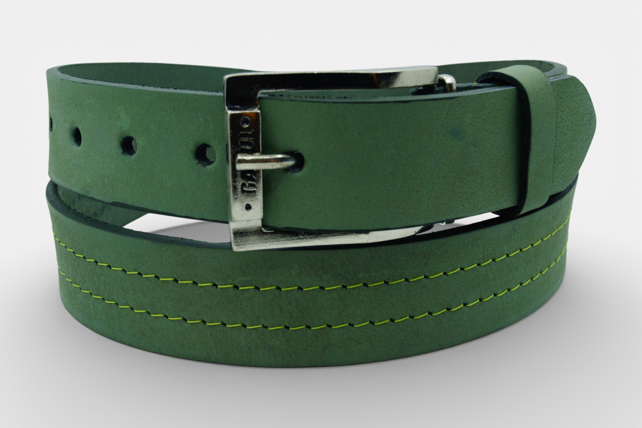 Cinturón Graso Green Neon Stitch